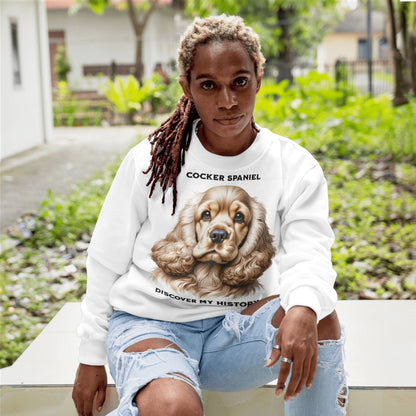 Dog History Sweatshirt - Unisex Premium Sweatshirt (Cotton Heritage M2480)