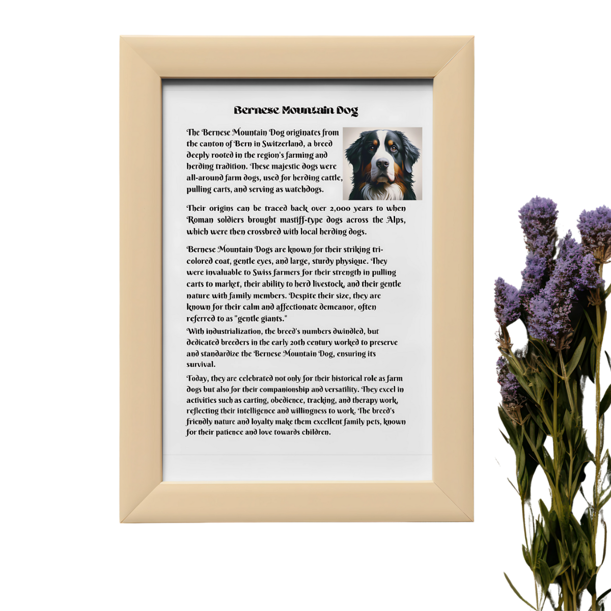 Dog History Gift Bundle Wall Art